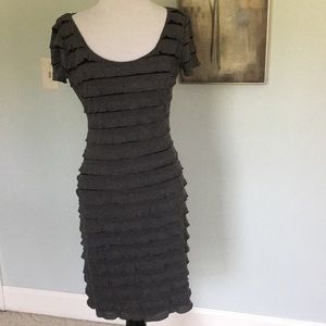 EUC Max Studio grey mini dress